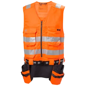 HELLY HANSEN ALNA 2.0 CONSTRUCTION VEST 77120 Hi Vis Reflective Tool Vest MEN - Two Way Stretch