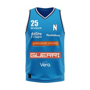 Canotta Gara Home con Sponsor – Stagione 25/26 – NAPOLI BASKET
