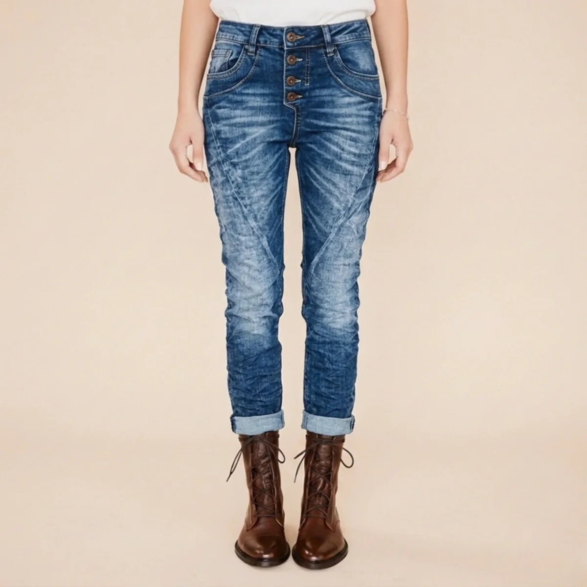 Lara | Pantaloni elasticizzati alla moda - immagine 8