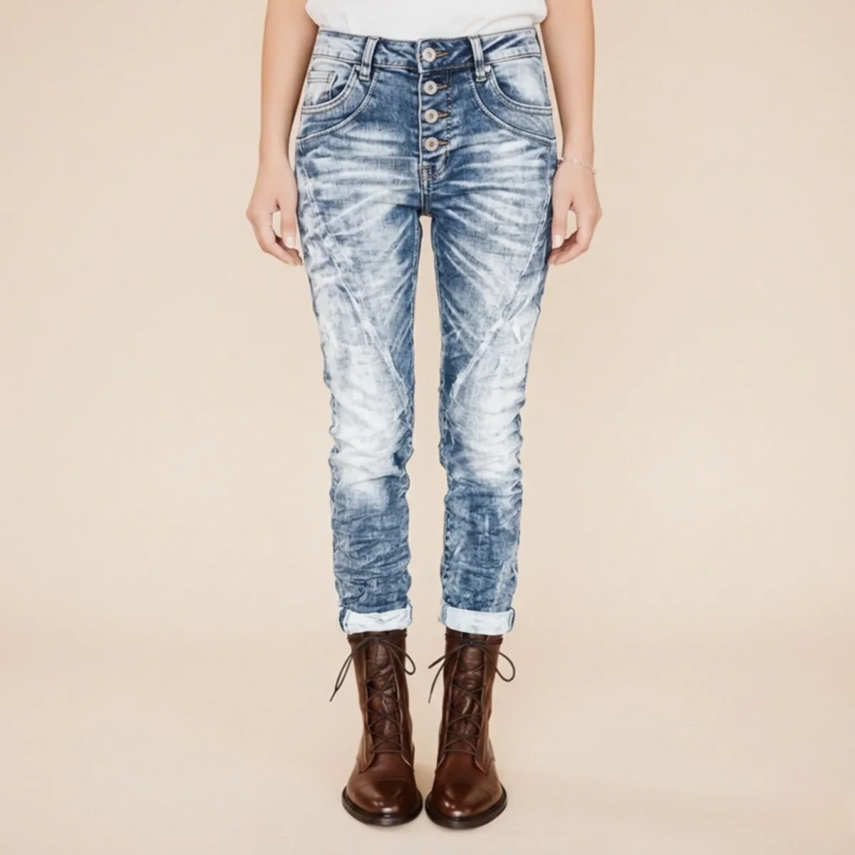 Lara | Pantaloni elasticizzati alla moda - immagine 9