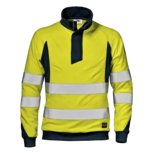 SIR SAFETY PIREX High Vis Sweatshirt Men - Double Reflective Bands