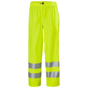 HELLY HANSEN ALTA 70460 Hi Vis Reflective Work Rain Trousers MEN Safety Rain Trousers-Waterproof