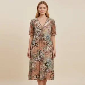 Maia | Elegante motivo floreale abito estivo