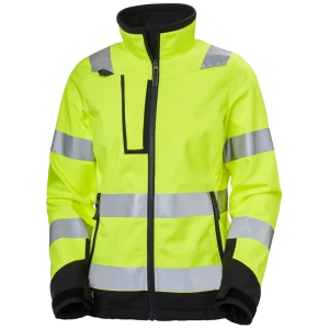 HELLY HANSEN W ALNA 2.0 SOFTSHELL JACKET 74098 Hi Vis Reflective Work Jacket WOMEN - Windproof