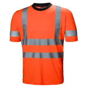 HELLY HANSEN ADDVIS T-SHIRT 79092 Hi Vis Reflective Short Sleeve Work T-Shirt MEN - 4 Way Stretch