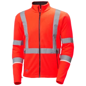 HELLY HANSEN UC-ME FLEECE JACKET 72172 Hi Vis Reflective Work Jacket MEN Safety Jacket - Thermal