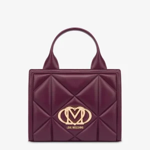 BORSA A MANO TRAPUNTATA EMBOSSED