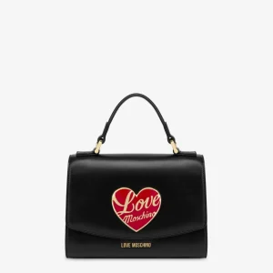 BORSA A MANO CON CUORE LOGATO