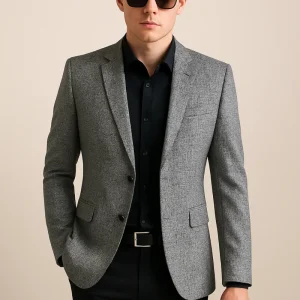Aliv | Uomo Giacca Blazer Slim Primavera