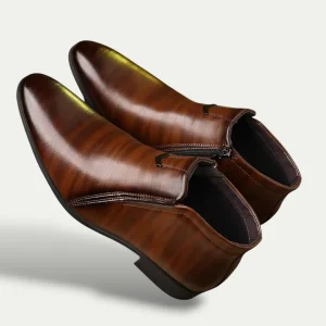 Alvito | Stivaletti Bianchi in Pelle con Zip