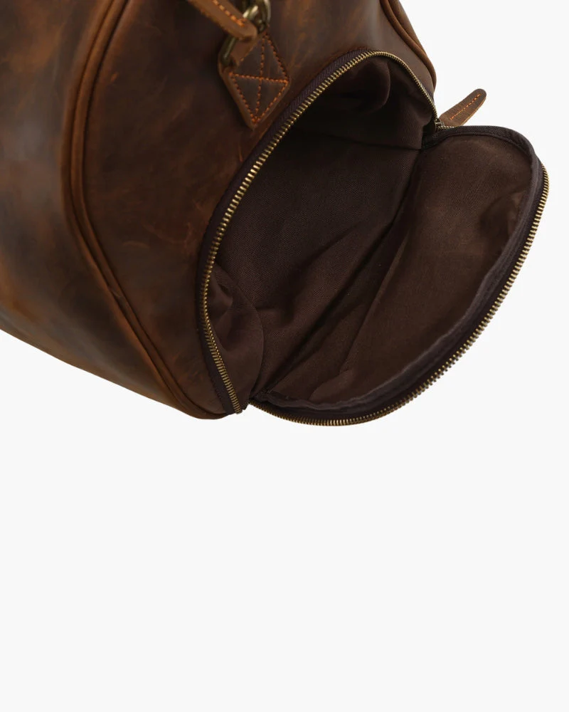 Borsone in Pelle Vintage con Tracolla | Denver - immagine 6