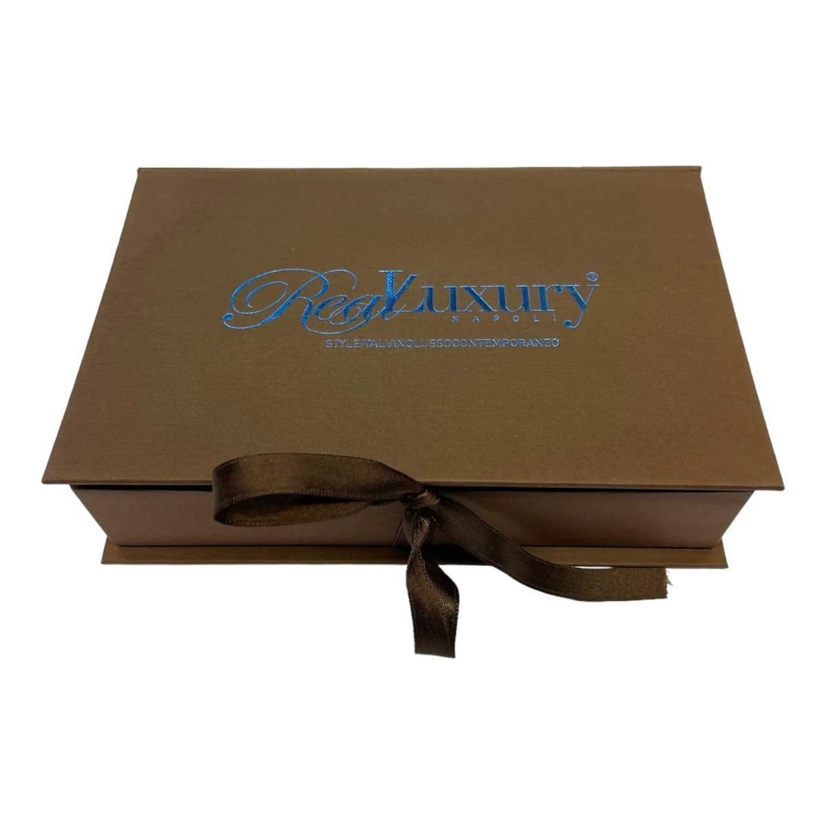 Papillon Sartoriale seta blu fiorellini celesti - immagine 4