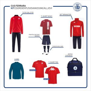 KIT ESORDIENTI/GIOVANISSIMI/ALLIEVI