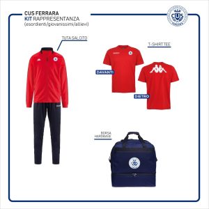 KIT RAPPRESENTANZA (esordienti/giovanissimi/allievi)