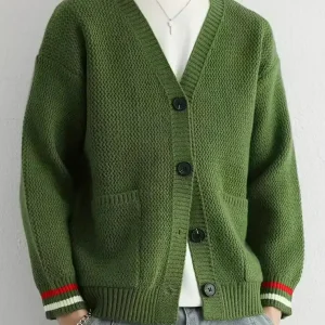 Calibro | Cardigan A Righe Con Scollo V