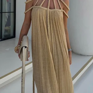 Cavina | Abito Lungo Comodo in Cotone Estivo