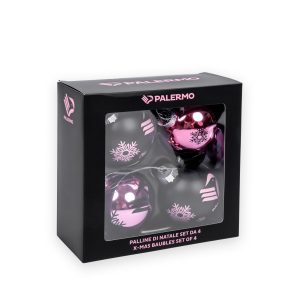 Set da 4 Palline di Natale