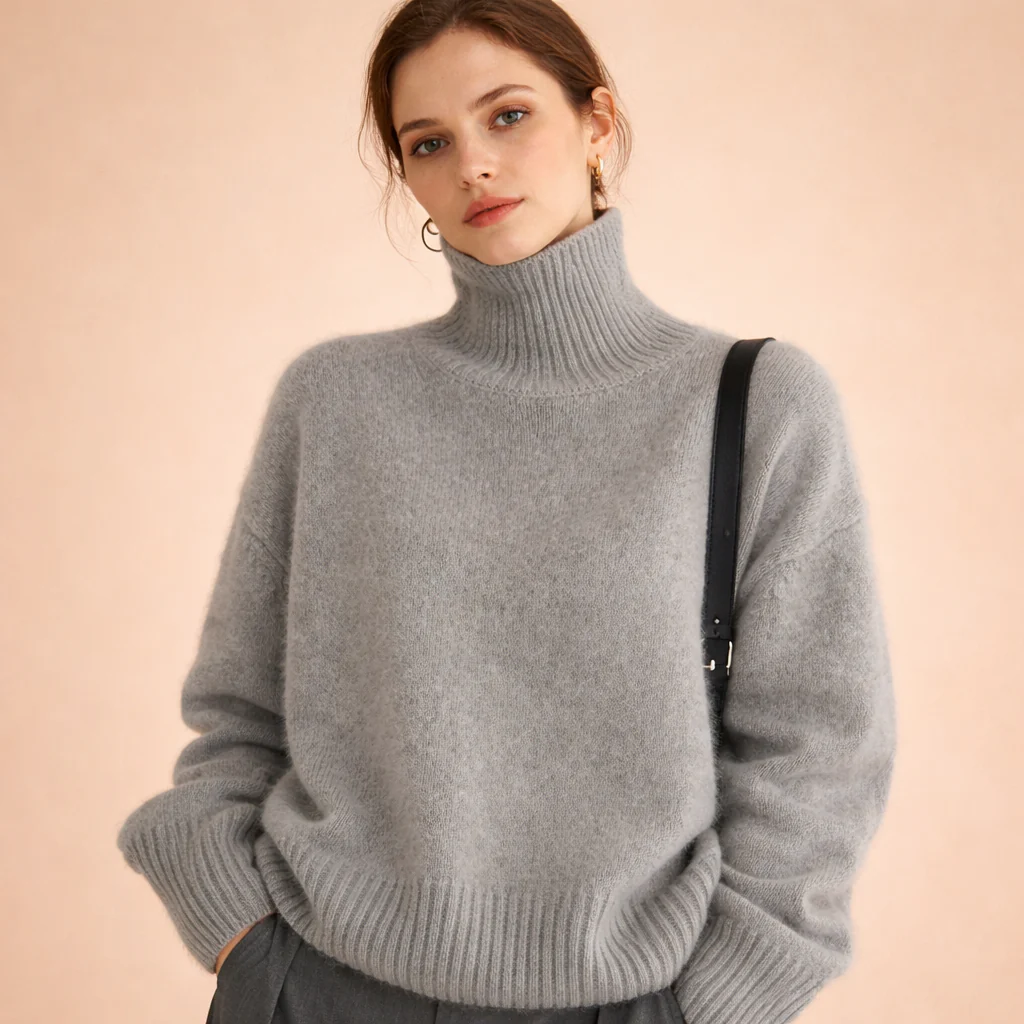 Novella | Maglione a collo alto in cashmere - immagine 3