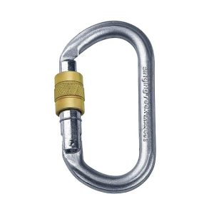 Oval steel connector screw