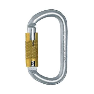 oval steel connector triple lock