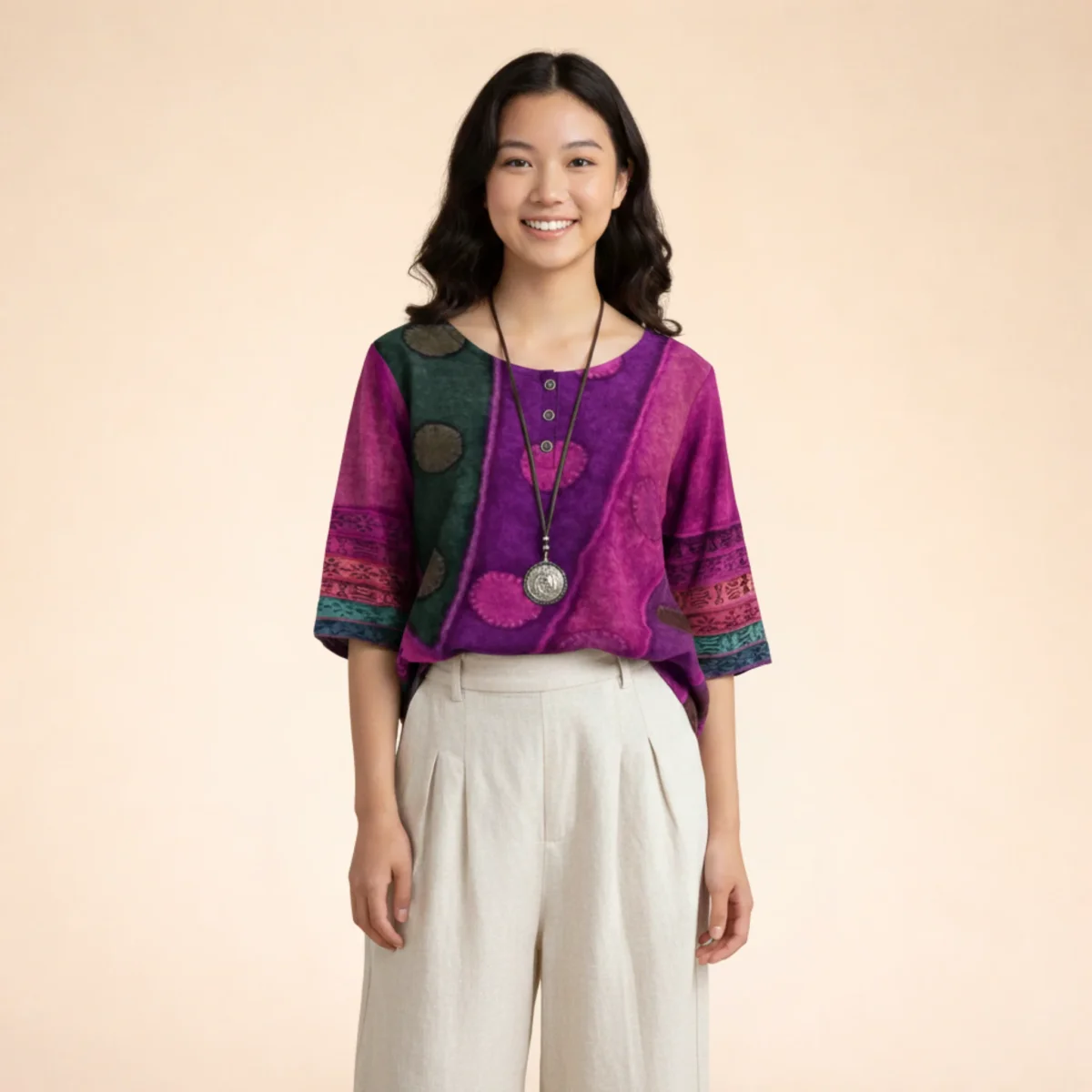 Emma | Eleganti top boho dalla vestibilità ampia - immagine 4