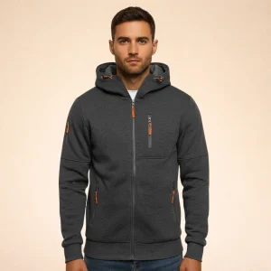 Erminio | Felpa invernale casual e morbida con cappuccio