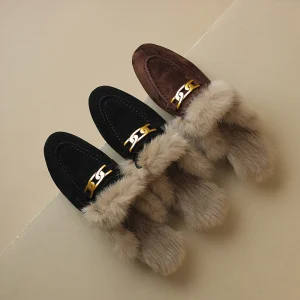 Lynara | Pantofole In Pelliccia Chic