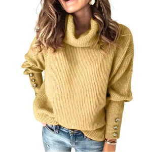 Maglione Collo Alto Morbido Per Donna | Luvina