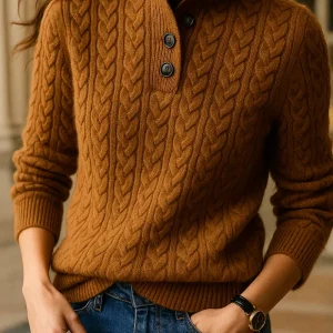 Maglione Lavorato a Treccia da Donna | Nivara