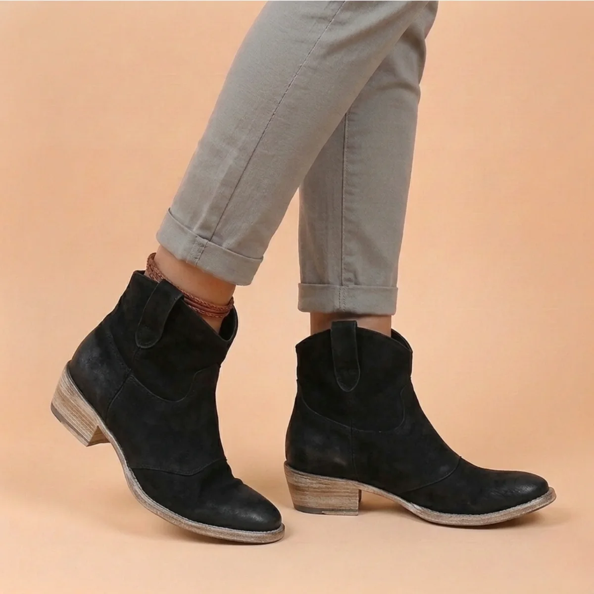 Romilda | Stivali da cowboy eleganti e vintage - immagine 7