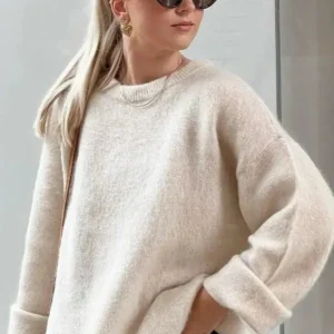 Mavione | Maglione Girocollo Oversize Testurizzato