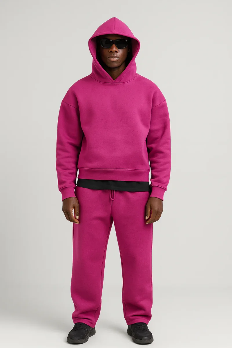 Mondo | Uomo Completo Oversize con Cappuccio e Jogger - immagine 5