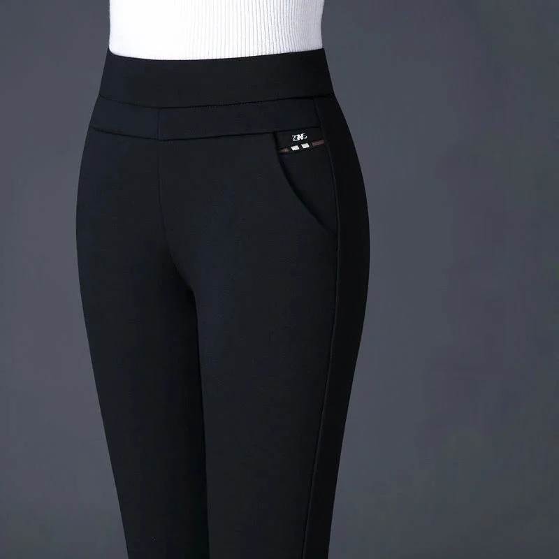 Pavia | Pantaloni Donna Stretch A Righe Skinny - immagine 9