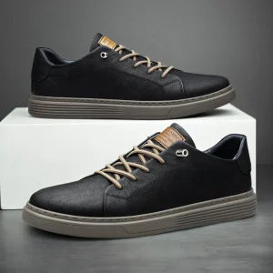 Savio | Sneakers Uomo in Pelle Casual con Lacci