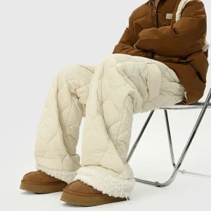 Pantaloni Foderati In Pile Trapuntati Per Uomo | Tavira