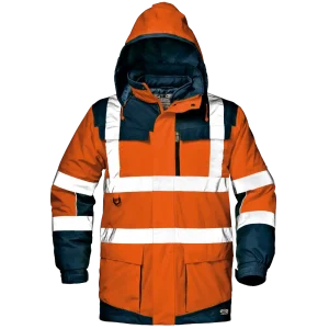 SIR SAFETY REGIMENTAL SPLIT High Vis Work Jacket Men - Reflective Bands
