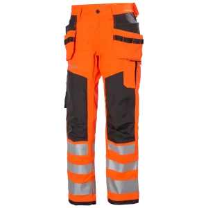 HELLY HANSEN ALNA 2.0 CONSTRUCTION PANT CLASS 2 77423 Hi Vis Reflective Work Trousers MEN - Stretch