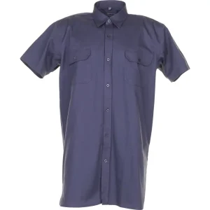 PLANAM Short Sleeve Work Shirt Men – Durable 100% Cotton Twill Fabric