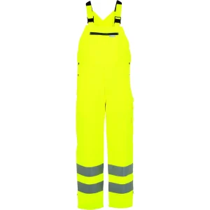PLANAM High Visibility OUTDOOR WINTER Hi Vis Reflective Work Overall Dungarees MEN - Padded