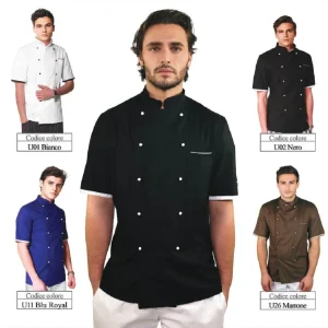 Giacca doppiopetto mezza manica