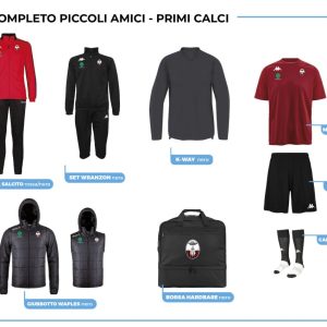 KIT COMPLETO piccoli amici / primi calci