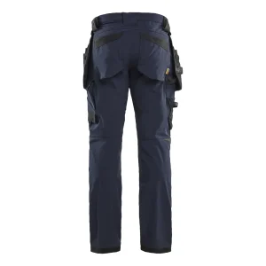 BLAKLADER 17201645 Craftsman trousers 4 way Stretch Work Trousers Men - double weave