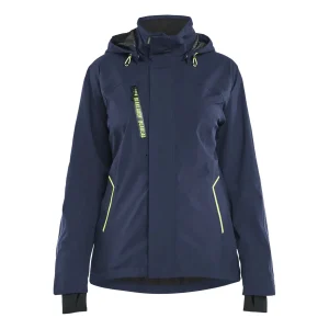 BLAKLADER 44031917 Women's Shell Jacket Stretch Hi Vis Reflective Shell Work Jacket WOMEN - Waterproof