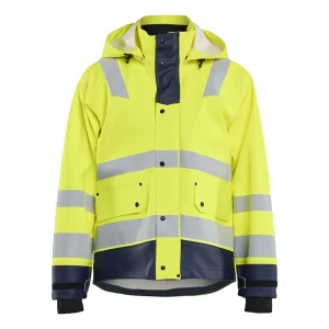 BLAKLADER 43272005 Rain jacket Hi Vis Level 3 Hi Vis Reflective Rain Jacket MEN - Waterproof