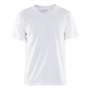 BLAKLADER 33601029 T SHIRT, V NECK Short Sleeve Work T-Shirt MEN - 95% Cotton