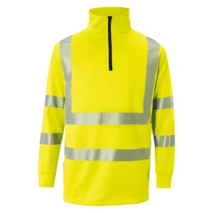 Kübler PSA HIGH VIS SHIRTS Zip Work Sweatshirt Men 51468405 - High Visibility
