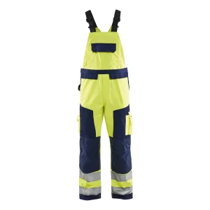 BLAKLADER 26601811 Hi Vis Bib trousers Hi Vis Reflective Work Bib Trousers Men - twill fabric