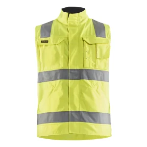 BLAKLADER 85051804 HI VIS VEST Hi Vis Reflective Work Waistcoat MEN - 85% Polyester