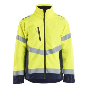 BLAKLADER 47601977 Hi vis Shell Jacket Hi Vis Reflective Shell Work Jacket MEN - Waterproof