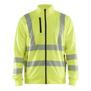 BLAKLADER 35632538 Hi Vis Reflective Full-zip Work Sweatshirt MEN - Breathable